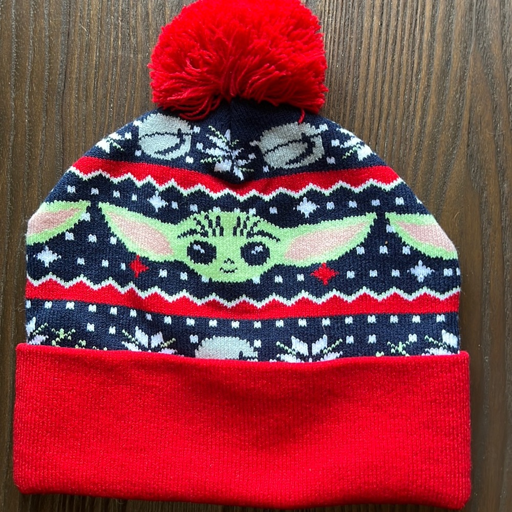 Star Wars Grogu Christmas
Winter Beanie Pom Hat Disney...